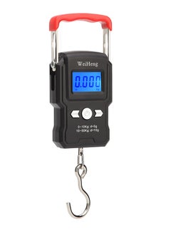 Generic Digital LCD Mini Luggage Weighing Hanging Hook Black/Silver/Red  - Image 2