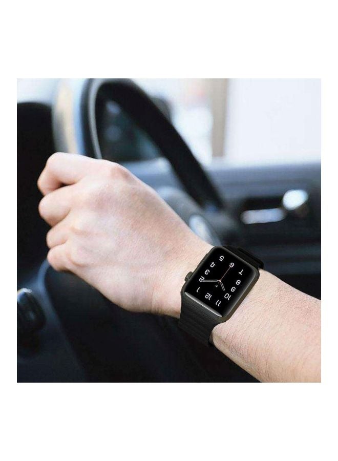 Generic - Replacement Band For Apple Watch 42/44 mm Black - Image 1