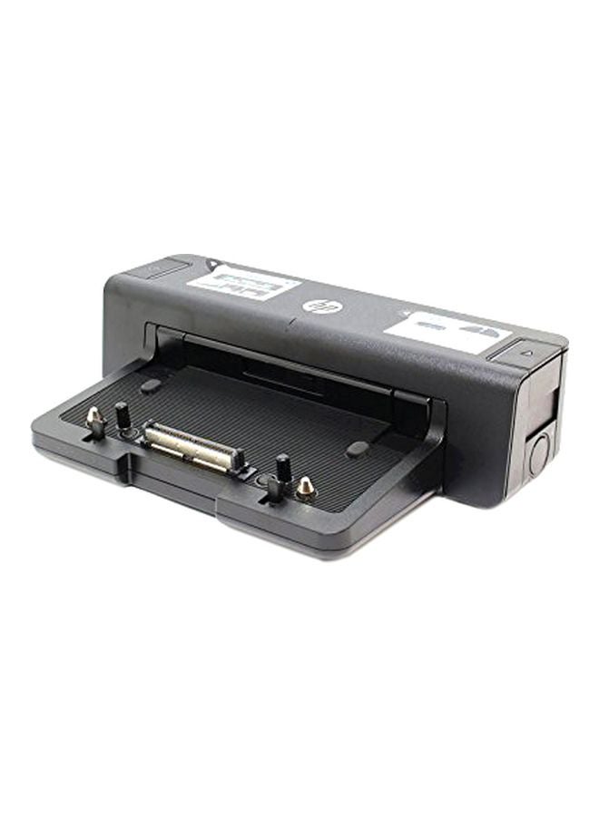 HP - Docking Station Port Replicator Black - Image 1