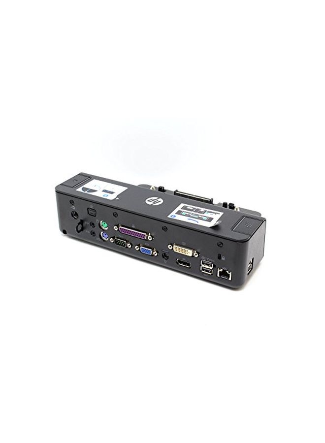 HP - Docking Station Port Replicator Black - Image 1