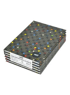 Light 5-Piece A5 Hard Cover Notebook Set Multicolour 