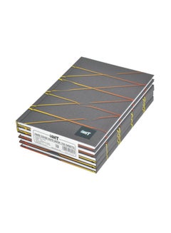 Light 5-Piece Hard Cover Notebook Grey 