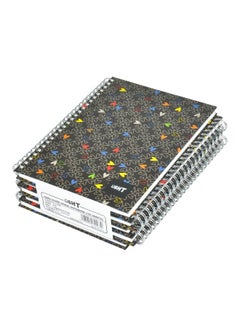 Light 5-Piece A5 Spiral Bound Notebook Multicolour 