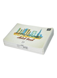 Light 12-Piece A4 Sketch Book Set Light White 