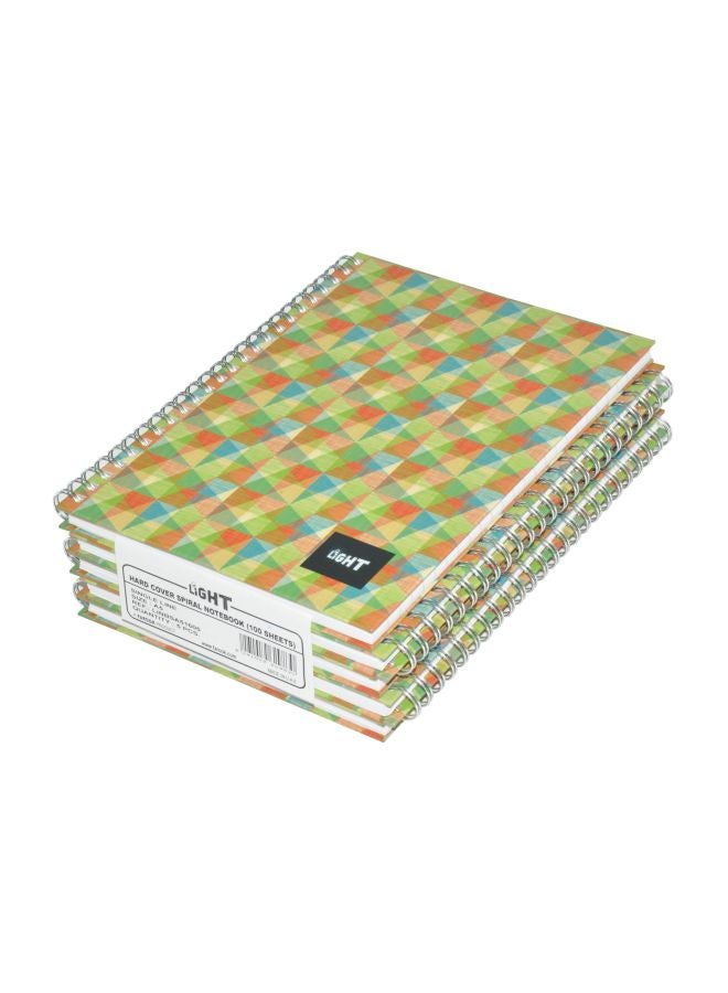 Light - 5-Piece A5 Single Ruled Notebook Multicolour - Image 1