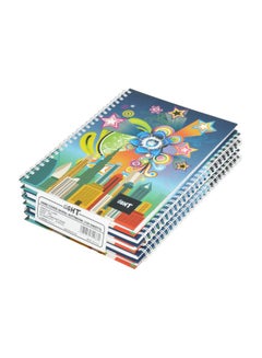 Light 5-Piece A5 Single Ruled Notebook Multicolour 
