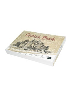 Light 12-Piece A3 Spiral Sketch Book Brown/Black 