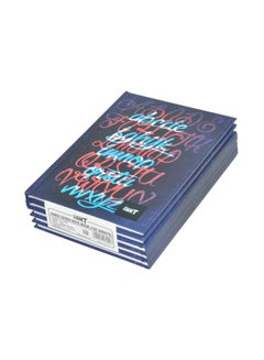 Light 5-Piece Hard Cover Notebook Set Blue 