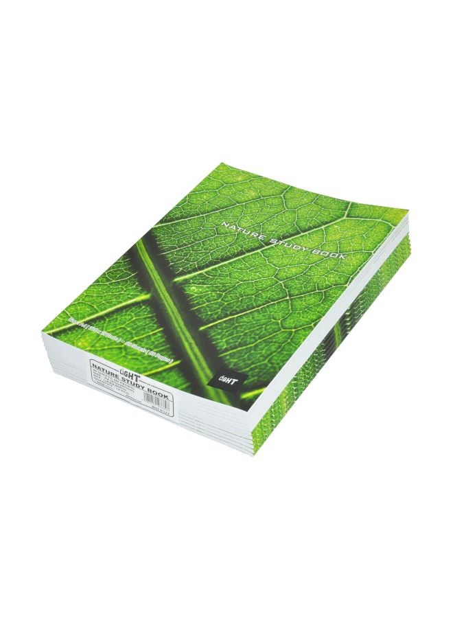 لايت مجموعة دفاتر ملاحظات مقاس A4، من 12 قطعة أخضر