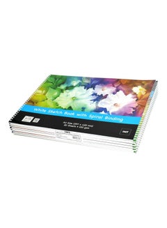 Light Pack Of 12 A3 Spiral Bound Notebook Multicolour 