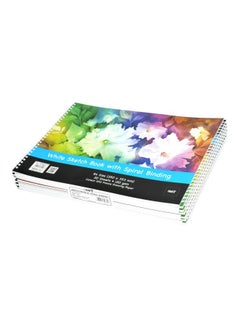 Light Pack Of 12 B4 Spiral Bound Notebook Multicolour 