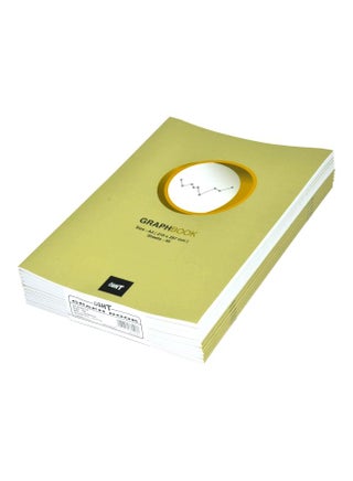 Pack Of 12 A4 Graph Notebook Green - v1572690632/N30982775A_1