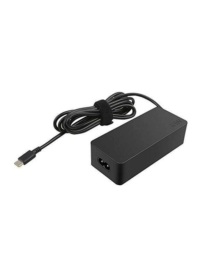 Lenovo USB Type C AC Adapter With Cord Black