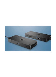 ديل قاعدة توصيل WD19 من ديل بقوة 130 وات (مع توفير طاقة بقوة 90 وات) ومزودة بمنفذ USB-C ومنفذ HDMI ومنفذ عرض مزدوج أسود  - Image 2