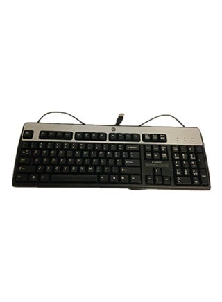 KU0316 Wired USB Keyboard Black/Silver - v1572691030/N31032022A_1
