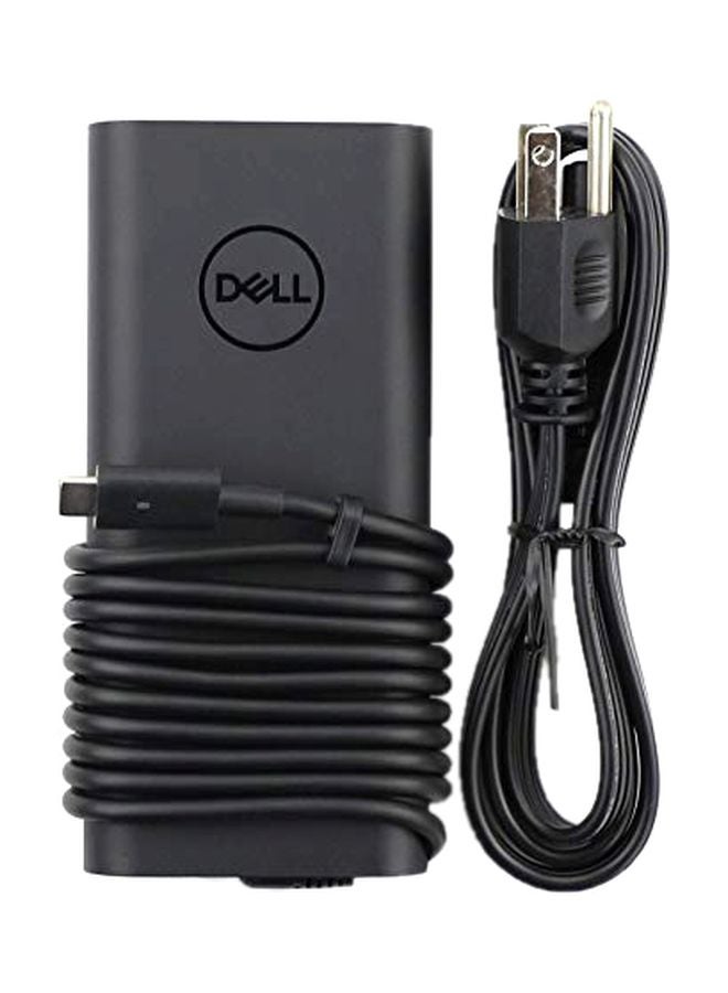 DELL USB Type C Replacement AC Adapter Black/White/Silver - Image 1