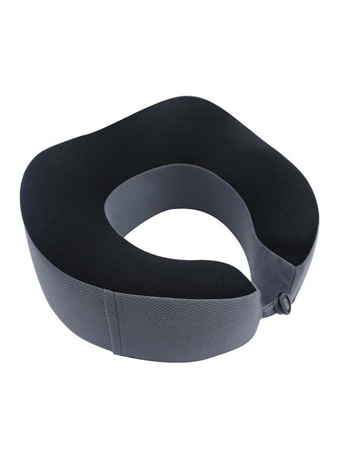 SANTHOME Stylish  Polyester Travel Pillow Black/Grey - Image 1