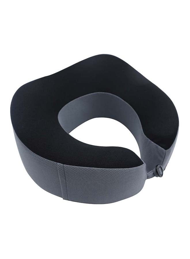 SANTHOME Stylish  Polyester Travel Pillow Black/Grey - Image 2