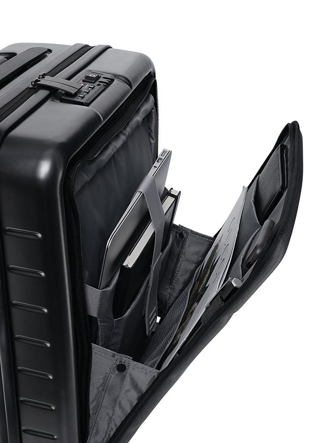 SANTHOME Hardside Cabin Luggage Trolley Black  - Image 4