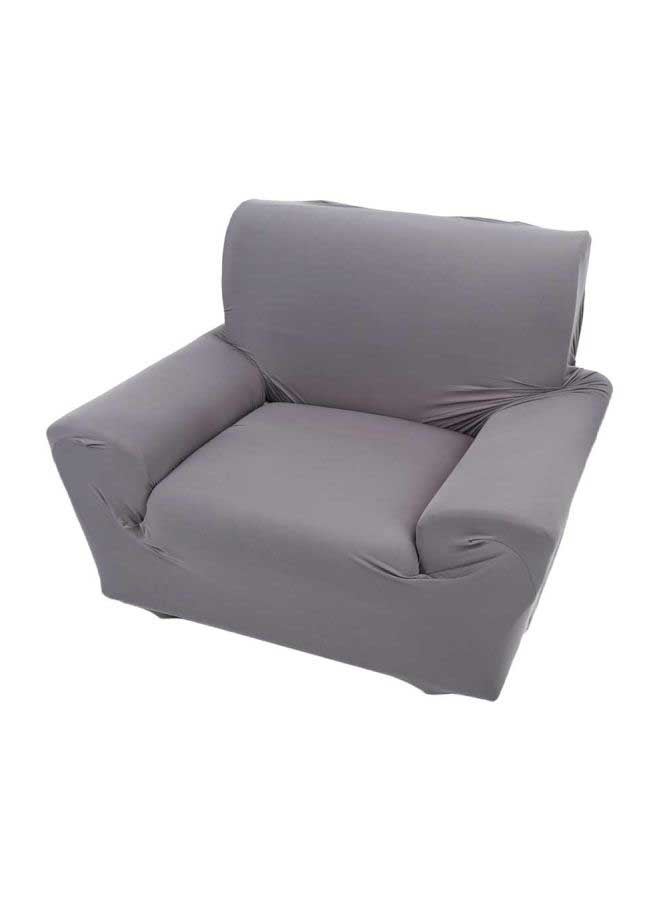 Elastic Single Seat Sofa Cover Grey