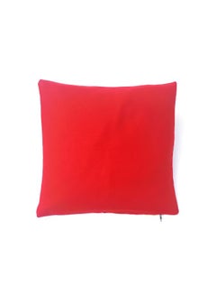Alwan Reindeers Printed Cushion Cover Beige/Red/Green 40x40cm  - Image 2