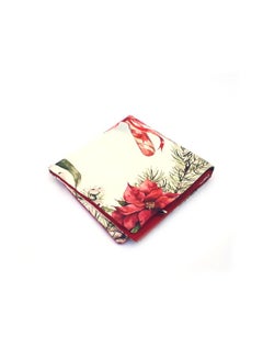 Alwan Candy Sticks Printed Cushion Cover Beige/Red/Green 40x40cm  - Image 3