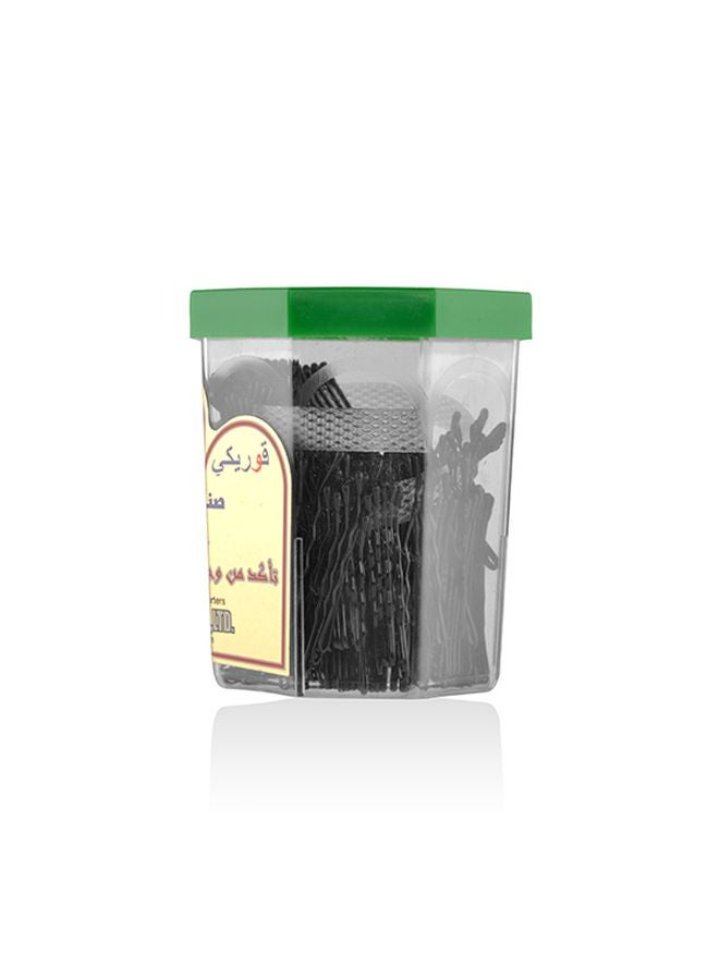 غوريكي دبوس شعر صغير - 280 قطعة أسود - Image 2