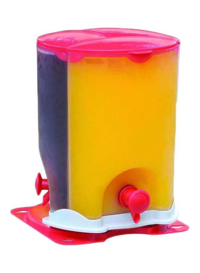 موزع عصير أصفر/وردي/أزرق