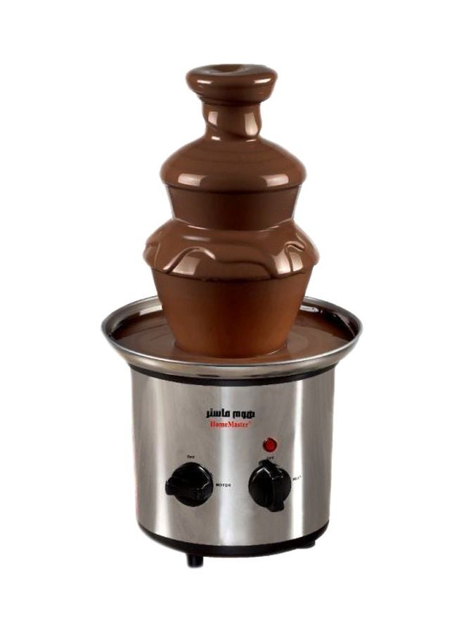 Home Master Chocolate Fountain Maker Silver/Black 10cm