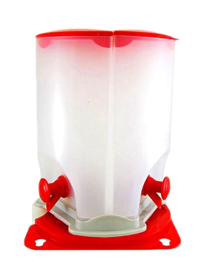 موزع مشروبات بـ 3 أقسام أصفر/وردي/أزرق 8x11x8بوصة - Image 2