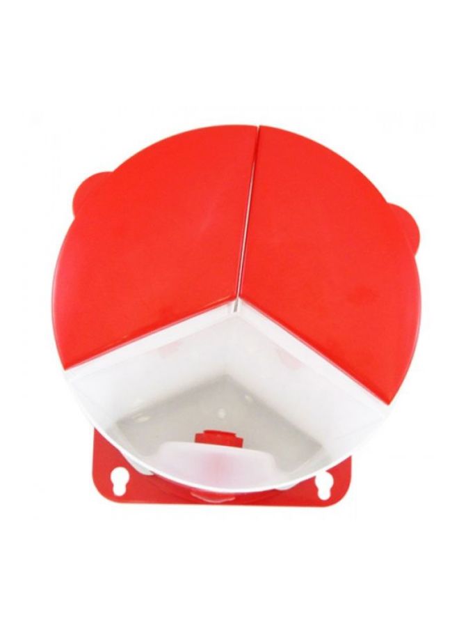 موزع مشروبات بـ 3 أقسام أصفر/وردي/أزرق 8x11x8بوصة - Image 3