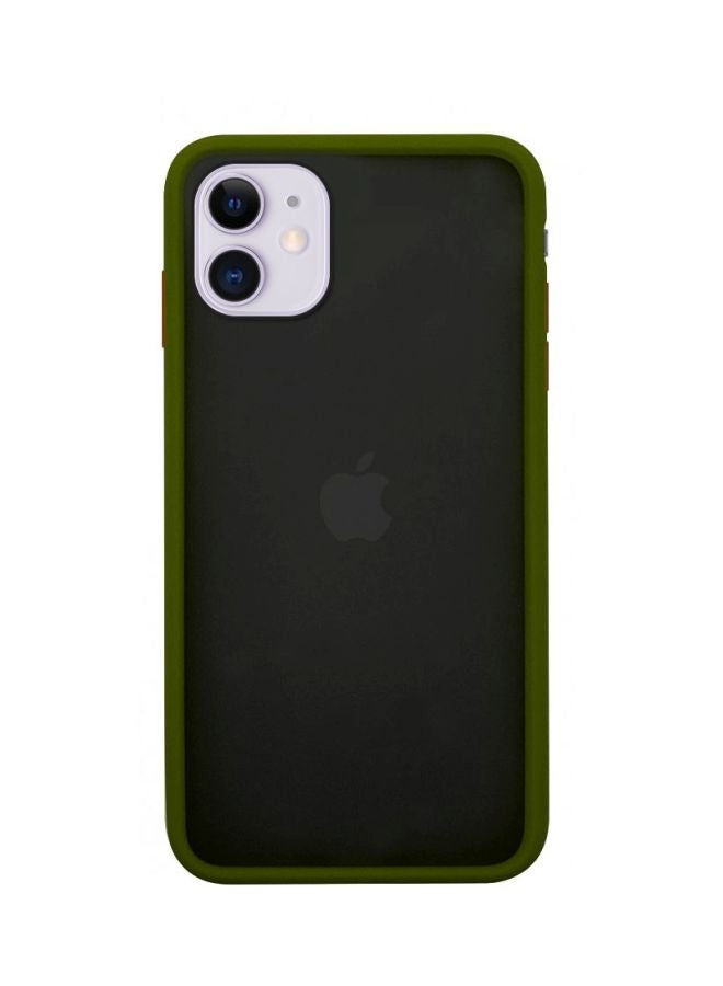 مارجون غطاء حماية واق لهاتف أبل آيفون 11 أسود/أخضر - Image 2