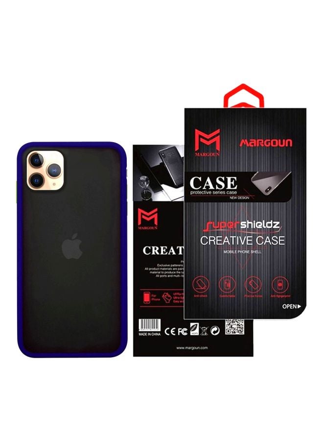MARGOUN Protective Case Cover For Appple iPhone 11 Pro 5.8-Inch Black/Blue - Image 3