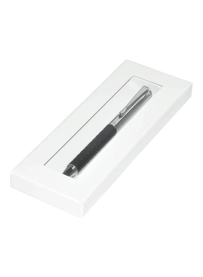 FIS Ballpoint Pen With Wrapper And Gift Box Black/Silver - Image 1