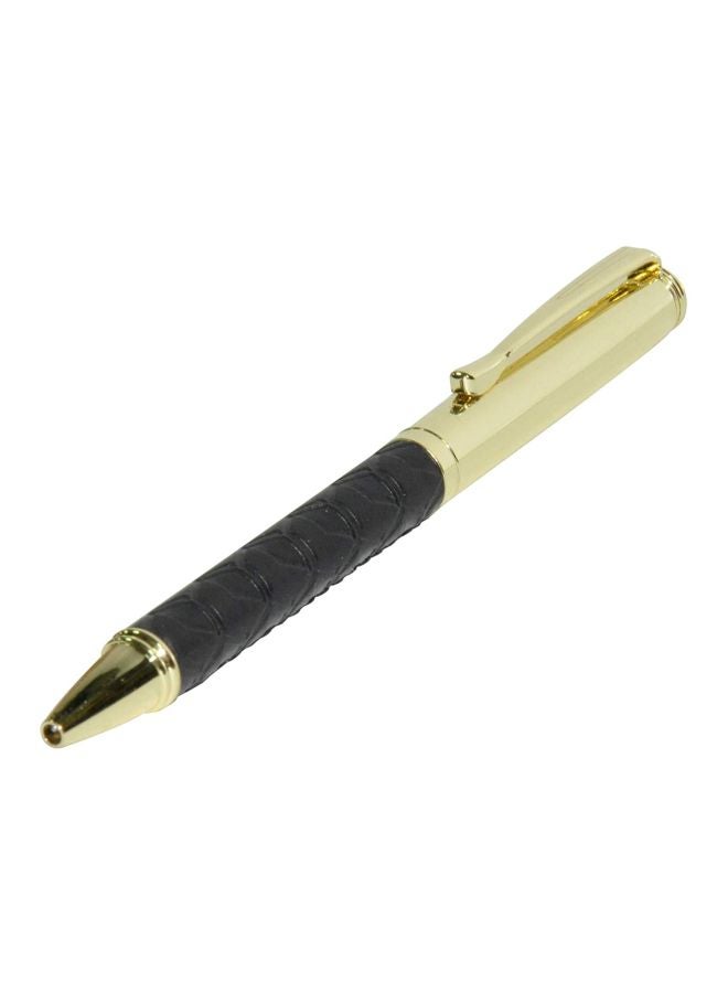 FIS Ball Point Pen With Italian Wrapper And Gift Box Gold/Black - Image 2