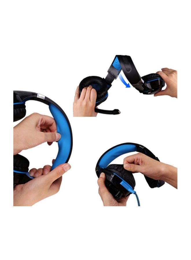 كوشن إيتش سماعة رأس سلكية للألعاب بتصميم يغطي الأذن مزودة بميكروفون لأجهزة بلايستيشن 4/ بلايستيشن 5/ إكس بوكس ون/ إكس بوكس سيريس إكس/ نينتندو سويتش/ جهاز الكمبيوتر - Image 4