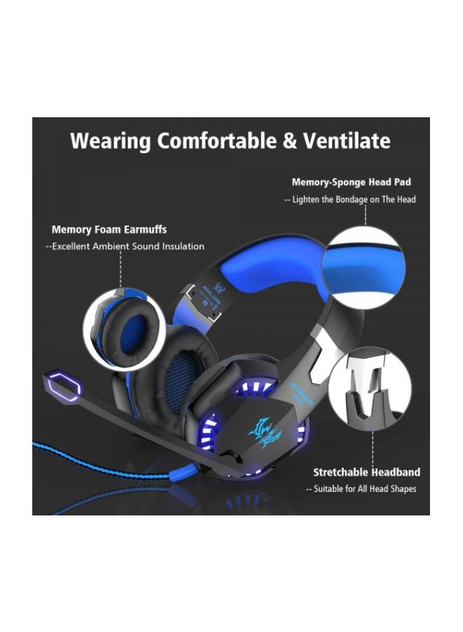 KOTION EACH G1500 Stereo Over-Ear Gaming Headset - Image 3