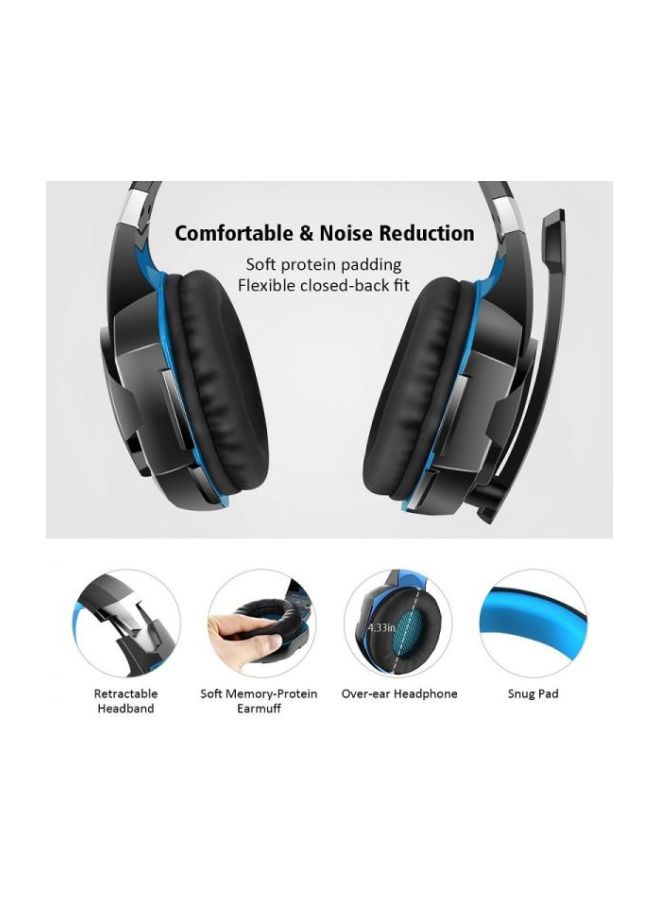 KOTION EACH G2000 Over-ear Wired Gaming Headset With Mic - Image 2