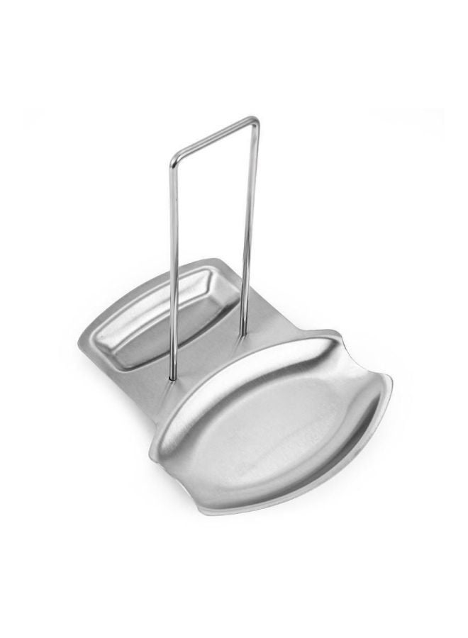 youmylove - Stainless Steel Lid And Spoon Stand Silver - Image 1