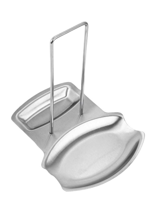 youmylove - Stainless Steel Lid And Spoon Stand Silver - Image 1