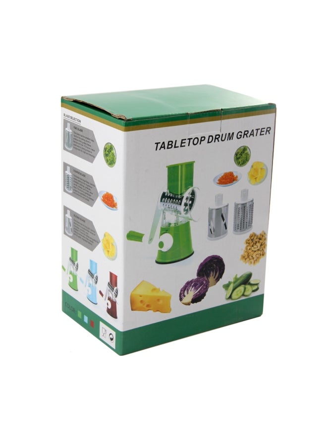 Tabletop Drum Grater White/Green/Silver  - Image 2