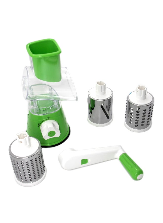 Tabletop Drum Grater White/Green/Silver  - Image 1