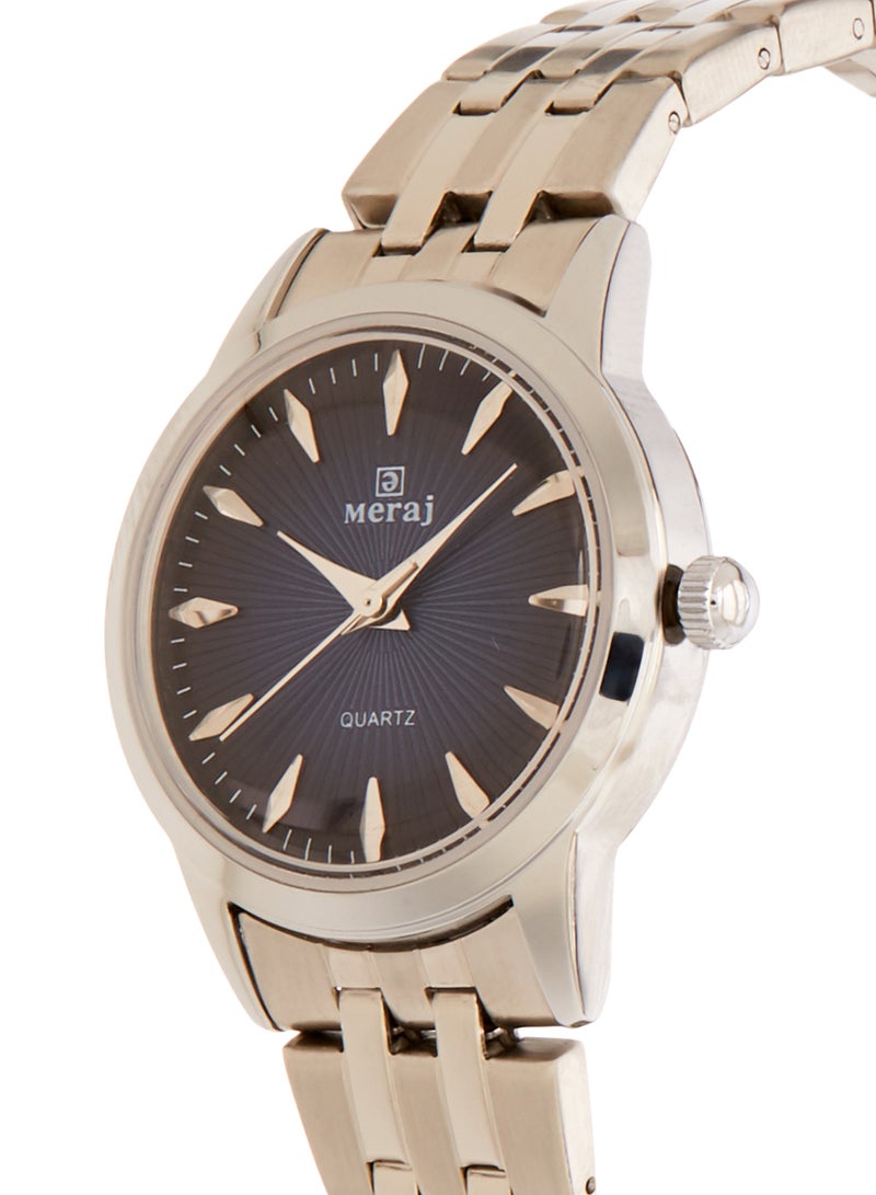 MERAJ unisex Alloy Strap Analog Wrist Watch 244 - 40 mm - Gold - Image 4