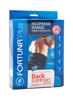 Fortuna Neoprene Range Back Support With Stay  - Image 1