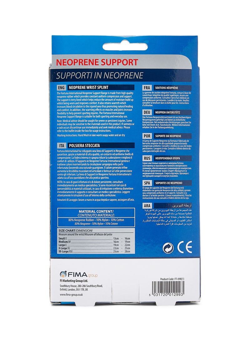Fortuna Neoprene Range Wrist Splint Right - Image 2