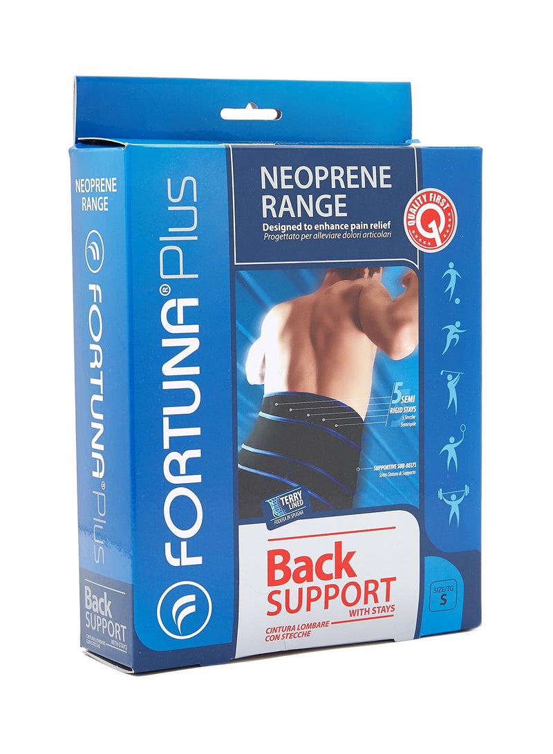Fortuna Neoprene Range Back Support With Stay - Image 1