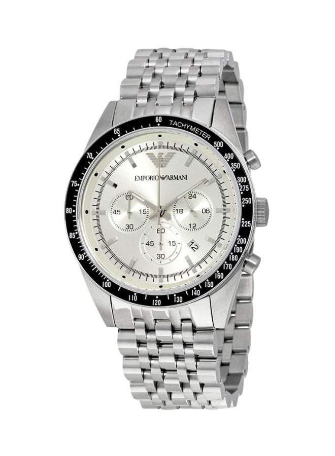 EMPORIO ARMANI Men's Water Resistant Analog Watch Ar6073 - 46 mm - Silver  - Image 1