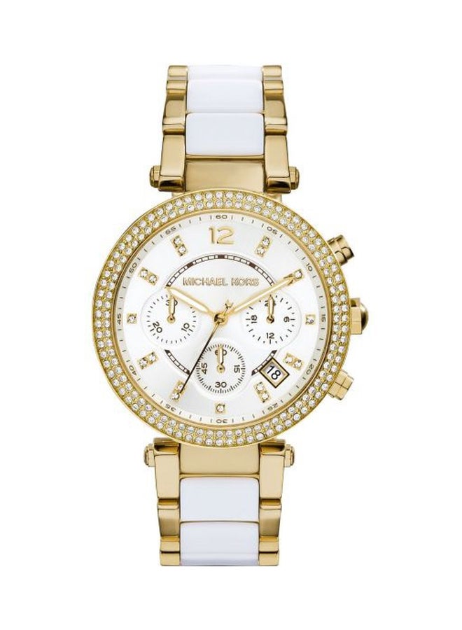 Michael Kors women Water Resistant Chronograph Watch MK6119 - Image 1