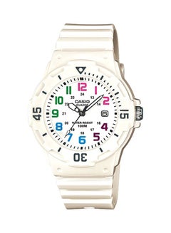 CASIO Women's Water Resistant Analog Watch LRW-200H-7BVDF - 39 mm - White 