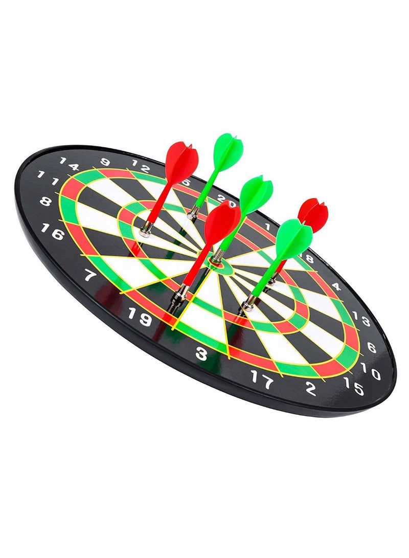 Marshal Fitness - 7-Piece Advanced Flocked Dart Game Set 17 x 0.5inch - Image 1